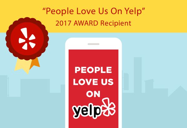People Love Us On Yelp 2017 Award Recipient